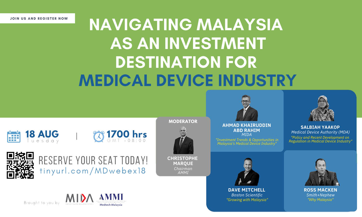 Webinar Session On Medical Device Industry MIDA Malaysian