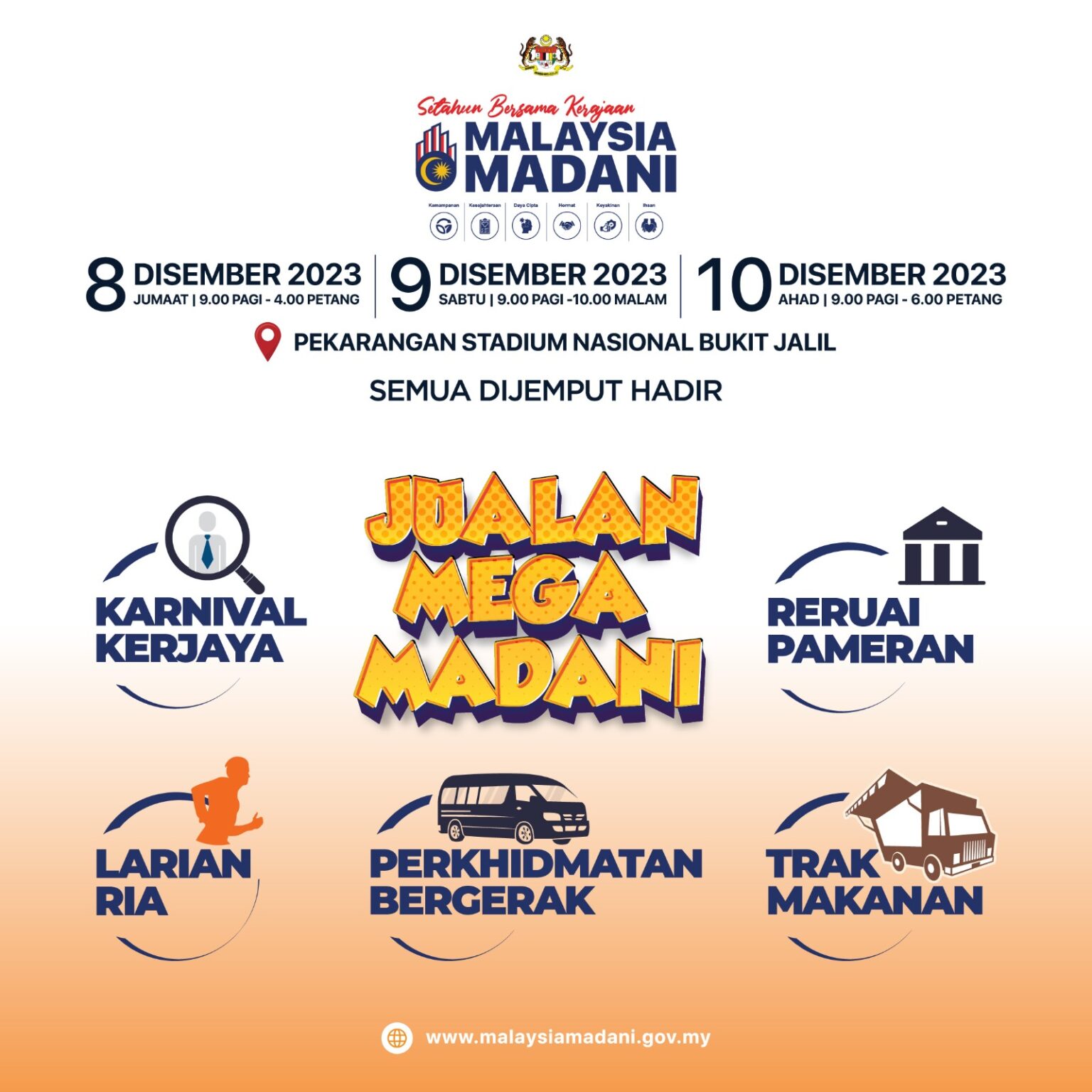 Program Setahun Bersama Kerajaan MADANI - MIDA | Malaysian Investment ...